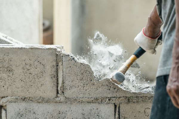 Block Wall Demolition