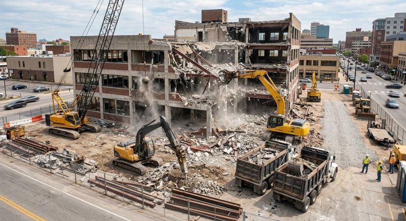 Factory Demolition in Katy, TX