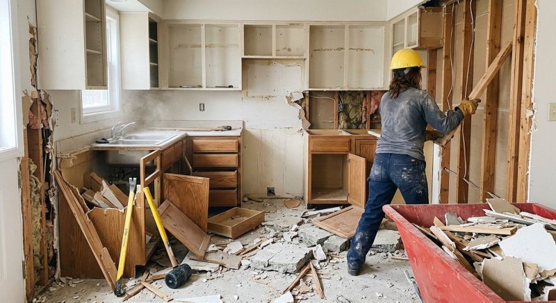 Kitchen Cabinet Demolition in Bergen County, NJ